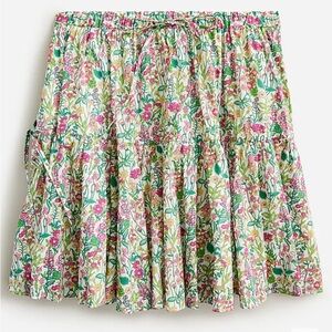 NWT J.Crew tiered floral mini skirt in liberty fabric
